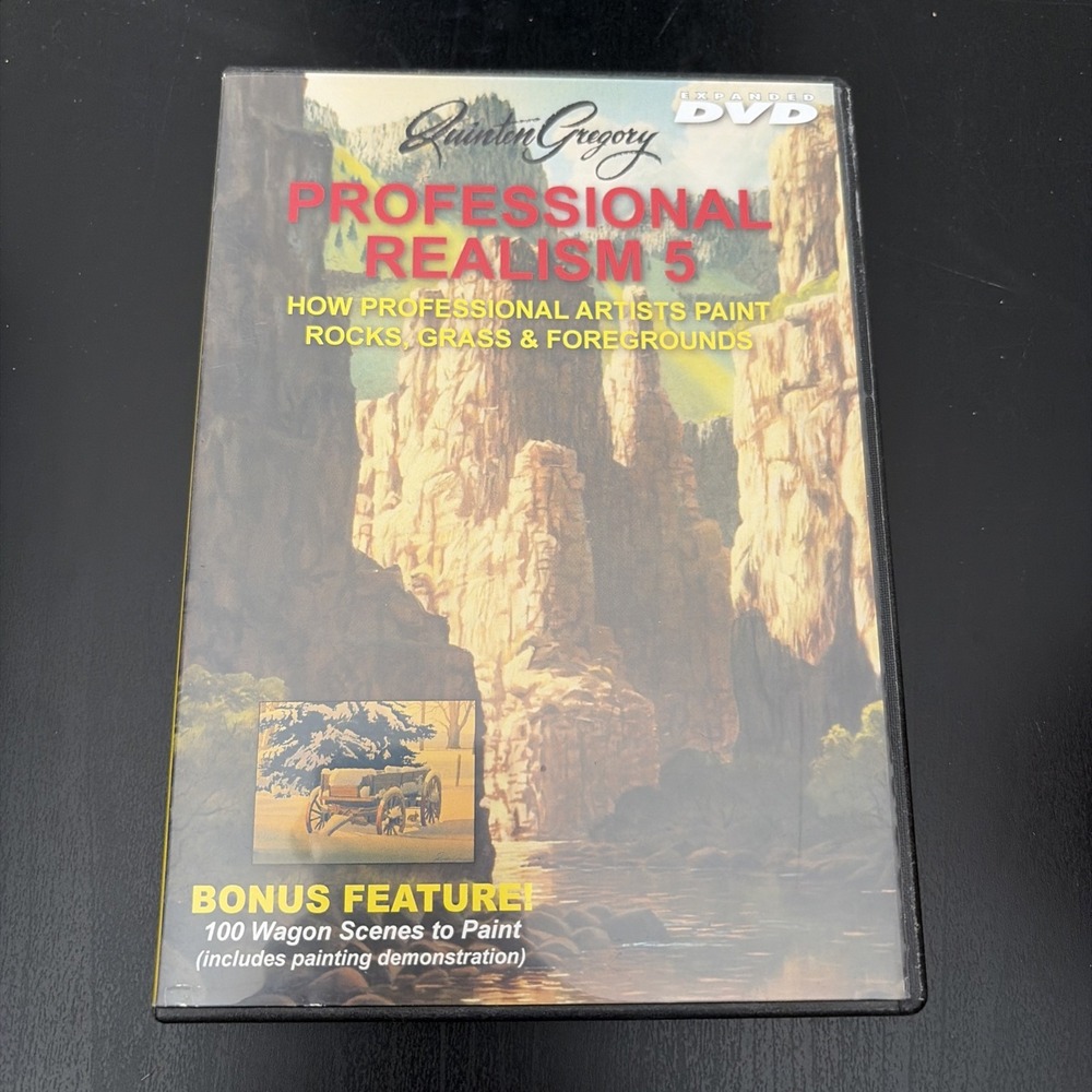 Quinten Gregory Professional Realism 5 DVD How To Pain Rocks Grass Foregrounds